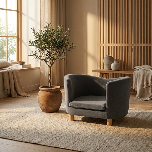 The Armchair — detail view | PawHaus Co premium dog bed