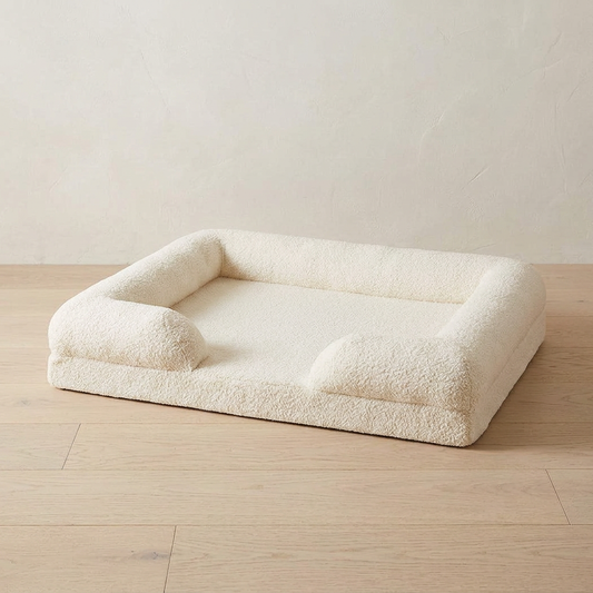 The Boucle Nest cat sofa bed |c:cream