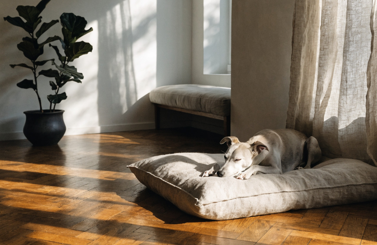 The Arch Bed — lifestyle in minimal Australian living room