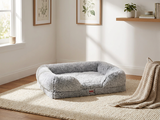 PawHaus Co Bolster Bed — lifestyle view 2