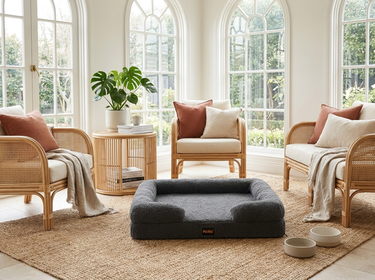 PawHaus Co Ivory Sofa — lifestyle view 2