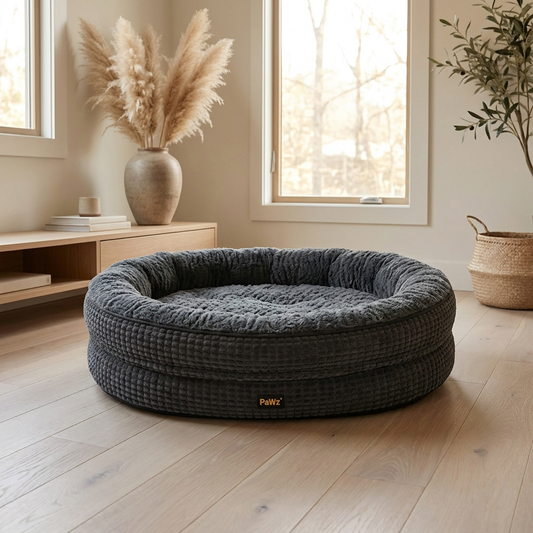 The Plush Nest — detail view | PawHaus Co premium dog bed