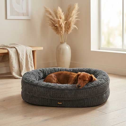 The Plush Nest — lifestyle | PawHaus Co premium dog bed