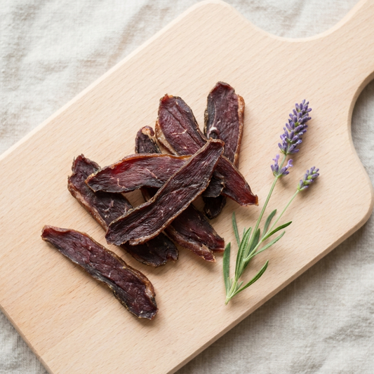 Duck Jerky natural single-ingredient air-dried dog treat