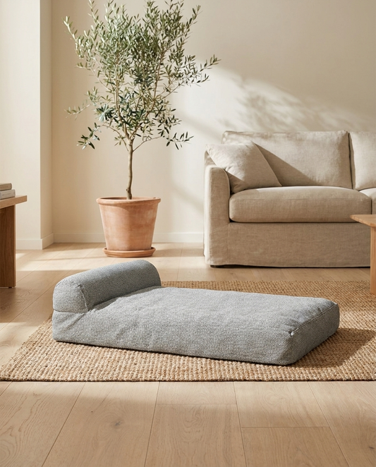 The Endurance Bed grey orthopedic memory foam dog bed | PawHaus Co