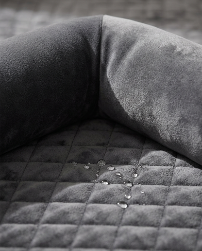 Quilting and water-repellent detail of The Sofa Shield | PawHaus Co